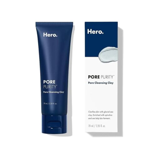 HERO COSMETICS Pore Purity Clay Mask, 2.35 Fluid Ounces