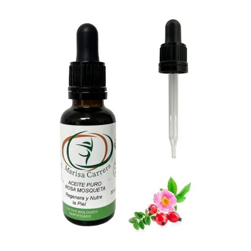 100 % Certified Organic Growing Rosehip Oil/Aceite Puro De Rosa Mosqueta 30 Ml, / 1 Fl.oz.heals Dry Skin, Fine Lines, Acne Scars, Eczema, Psoriasis, Dermatitis, Sun Damage & More