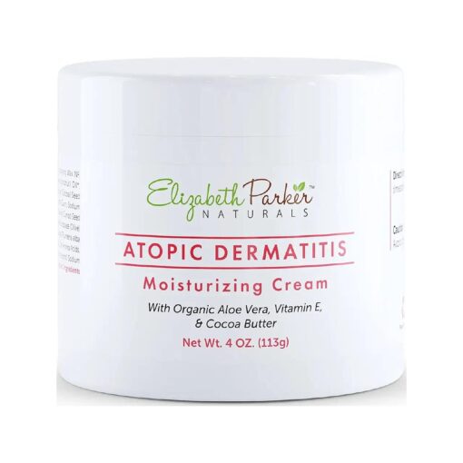 Atopic Dermatitis Skin Cream with Organic Formula - Anti Itch Cream and Moisturizer for Seborrheic Dermatitis, Eczema and Psoriasis - Repairs Dry Skin ( 4 oz )