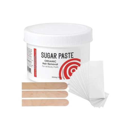 Sugaring Hair Removal Paste at Home Kit - ( Strips, Applicator Sticks ) Large350g ( 12oz, )