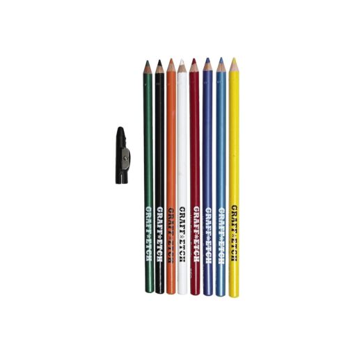 Hair Pattern Pencils 8 Piece Set