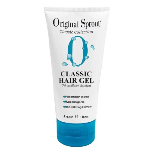 Original Sprout Classic Hair Gel for All Hair Types, Medium Hold, 4 oz, Bottle