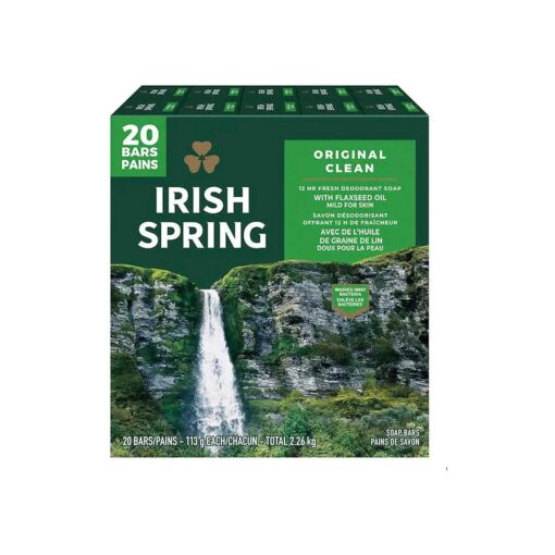 Irish Spring Deodorant Soap Original Scent - 20 ct