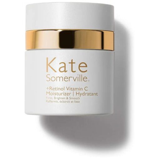 Kate Somerville Retinol Vitamin C Moisturizer - Anti-Aging Overnight Face Cream Brightens, Firms and Smooth Skin, 1.7 Fl Oz