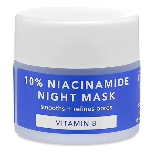 Farmacy 10 % Niacinamide Facial Mask - Smoothing & Hydrating Skin Care Face Mask - Panthenol & Niacinamide Cream - Overnight Face Mask, 9 ml