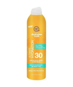 Continuous Spray Sunscreen SPF 30, 6 Ounce Dries Fast Broad Spectrum Water Resistant Non-Greasy Oxybenzone Free Cruelty Free