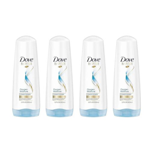 Dove Nutritive Solutions Conditioner, Oxygen Moisture, 12 Fl Oz ( Pack of 4 )