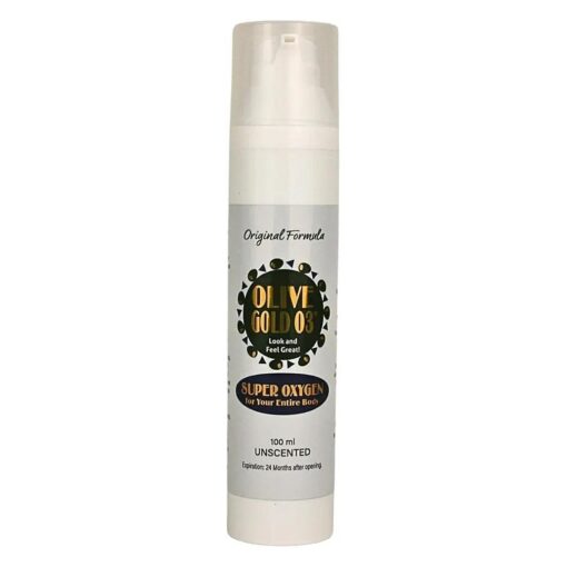 Olive Gold O3 Skin Care Lotion - Ozonated Olive Oil Super Oxygen ( 4oz )