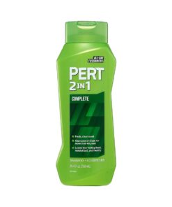 PERT 2 in 1 Complete Clean Shampoo and Conditioner - Mens Shampoo for Daily Use - Hair Conditioner for Men - Removes Dirt, Oil, and Build Up - 25.4 oz