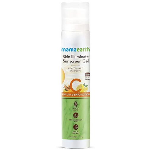 Skin Illuminate Sunscreen with SPF 50 Gel with Vitamin C & Turmeric for UVA & B Protection, Pa+++ - 50 g