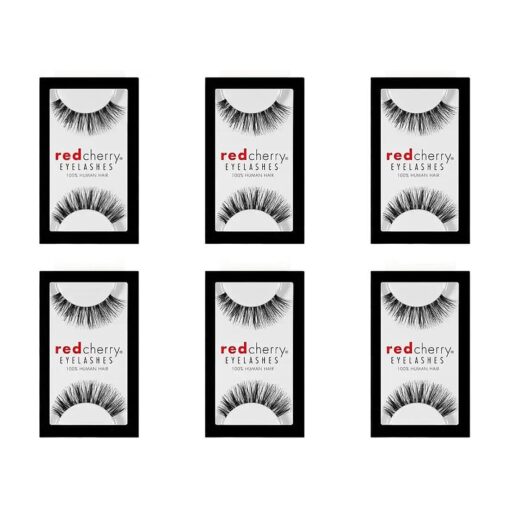 Red Cherry # 415 False Eyelashes ( Pack of 6 Pairs )