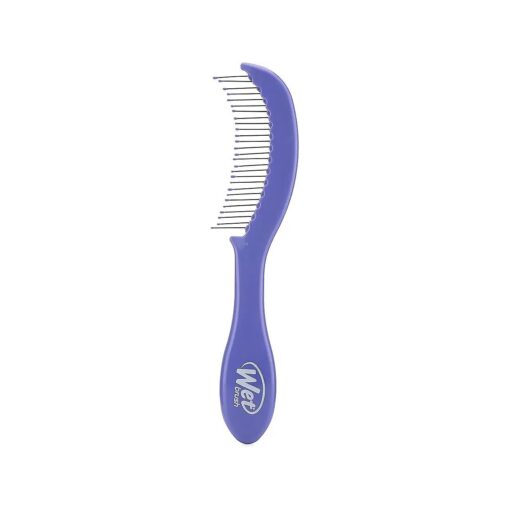 Wet Brush Thin Detangler Comb - Purple, Custom Care - All Hair Types - Ultra-Soft IntelliFlex Bristles Glide Through Tangles with Ease - Pain-Free Comb for Men, Women, Boys and Girls