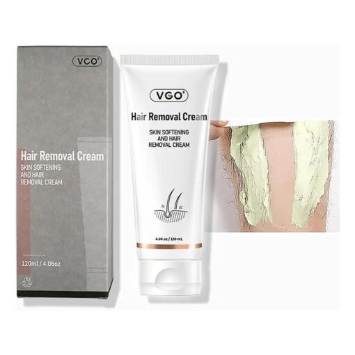 VGO Hair Removal Cream for Women & Men Painless Bikini Hair Removal Gel Hair Removal Lotion for Unwanted Hair, All Skin Types 120ml / 4.06oz