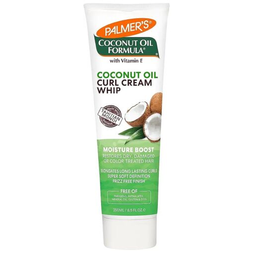 Palmer 's Coconut Oil Formula Moisture Boost Curl Whip Cream, 8.5 oz .