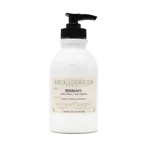 C.O, Bigelow Iconic Collection Bergamot Body Lotion, with Borage Oil, Panthenol, Grapeseed Oil, and Shea Butter, 10.5 fl oz