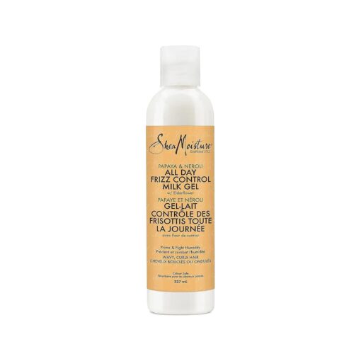 SheaMoisture Milk Gel for Wavy Curly Hair Papaya and Neroli Parabenfree Curl Gel Oz, 8 Ounce