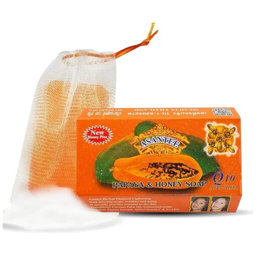 ASANTEE Papaya and Honey Skin Whitening Facial Soap 125 grams