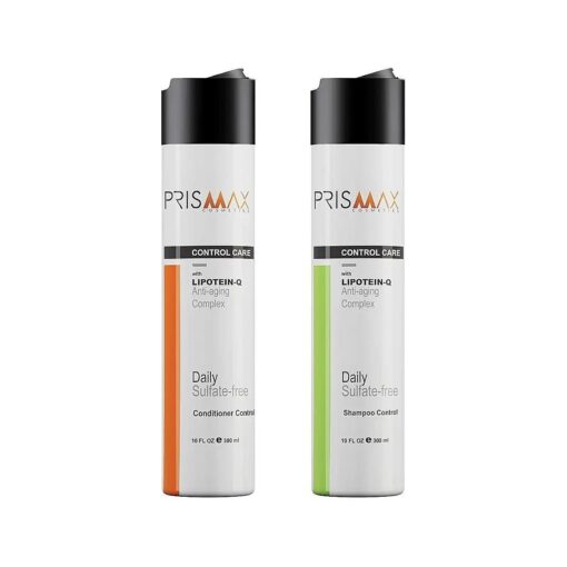 Prismax Control Keratin Sulfate-Free Shampoo and Conditioner - 10oz