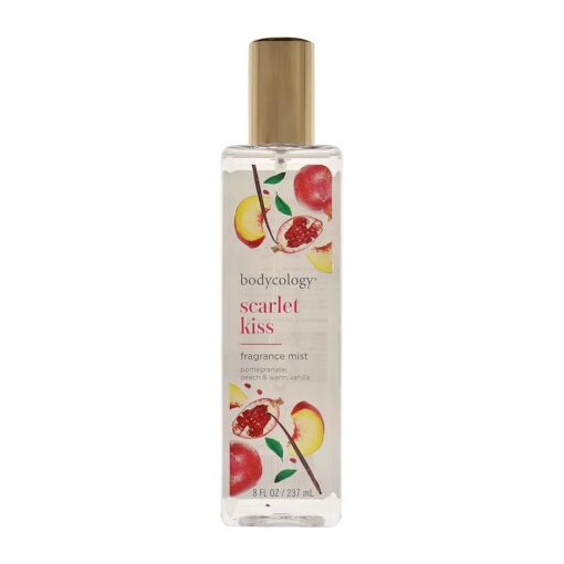 Bodycology Scarlet Kiss Fragrance Mist for Women, 8.0 Ounce