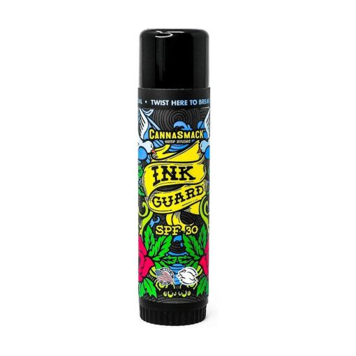 Ink Guard SPF 30 Tattoo Sunscreen & Ink Fade Shield Stick - Protect & Brighten, Prevent Your Tattoos from Fading, Infused with Hemp Seed Oil -Omega3 & 6, Vitamins A, B, D, & E- Cruelty Free