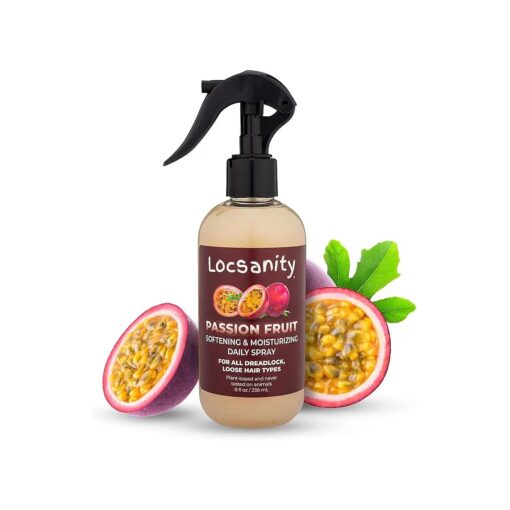 Daily Moisturizing Spray - Passion Fruit Hair Scalp Moisturizer, Refreshening, for Dreadlocks, Sisterlock, Microlock - Controls Frizz, Oil-Free