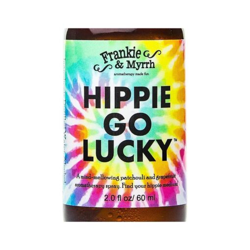 Hippie Go Lucky - Patchouli & Grapefruit Oil Perfume/Cologne | Earthy, Musky Freshwater Aromatherapy Spray for Relaxing Stimulation and Energy | Room, Linen and Body Mist