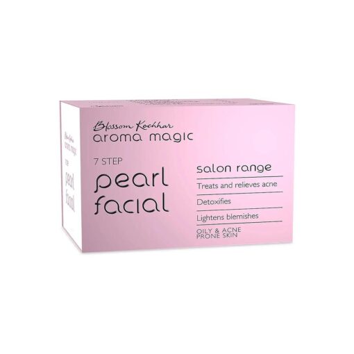 Pearl Facial Kit | Multi Use | 7 in 1 Natural Face Set for Women | Cleansing & Moisturizing Skincare Kit | for Oily and Acne Prone Skin