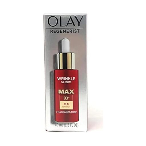 Olay Regenerist MAX Wrinkle Serum with Peptides, Fragrance Free 1.3 oz