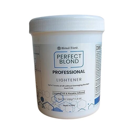 1.1 Pound Tub ( 17.6 Ounce ) Perfect Blond Extra Strength Professional Hair Dye Toner Lightener Bleach - Made in Italy