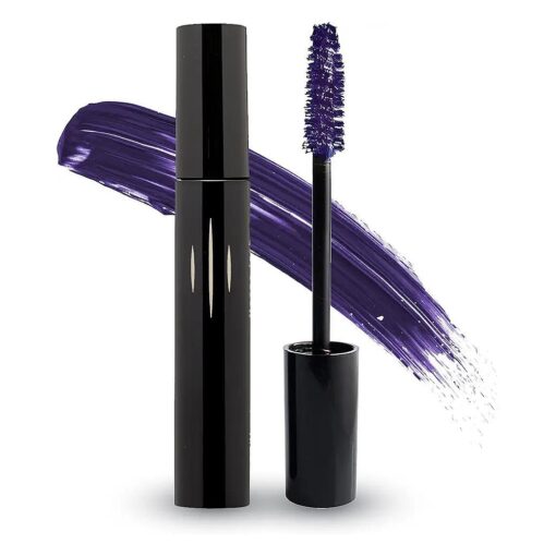 Radiant Professional Magna Lash Mascara, Volume and Curl, Silicone Brush, Deep Color, Smudge Proof, Lengthening Lashes, Cruelty Free, Natural Wax For Healthy Eyelashes, 0.43 ounces ( 04 Violet )