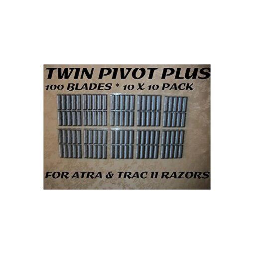 Personna Twin Pivot Plus - 100 Blades ( 10 x 10 Bulk Pack )