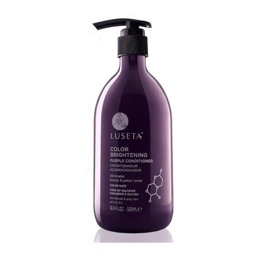 Luseta Purple Conditioner for Colored Hair 16.9oz, Women Hair Conditioner for Grey Hair and Blonde Hair, Best Purple Conditioner for Dry and Damaged Hair Sulfate & Paraben Free