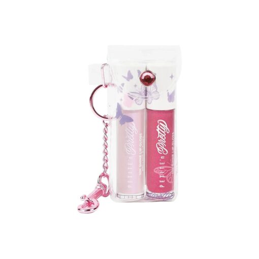 Petite 'N Pretty So Dreamy 10K Shine Lip Gloss Duo -Makeup for Kids, Tweens, Teens - High Shine, Lightweight, Made in the USA ( First Freeze and Rosy Dreams ) - Limited Edition