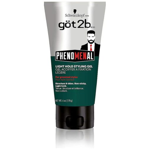 Got2b Phenomenal Light Hold Styling Hair Gel, 6 Ounce ( Pack of 1 )