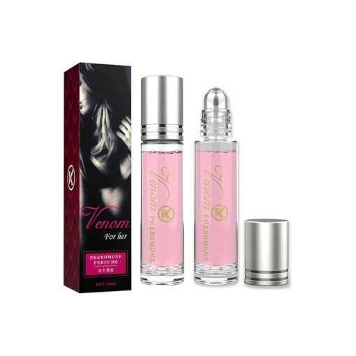 2Pcs Lunex Phero Perfume, Pheromones Perfumes for Women, Roll On Perfume, Portable Long Lasting Perfume, Women Pheromone Perfume Spray