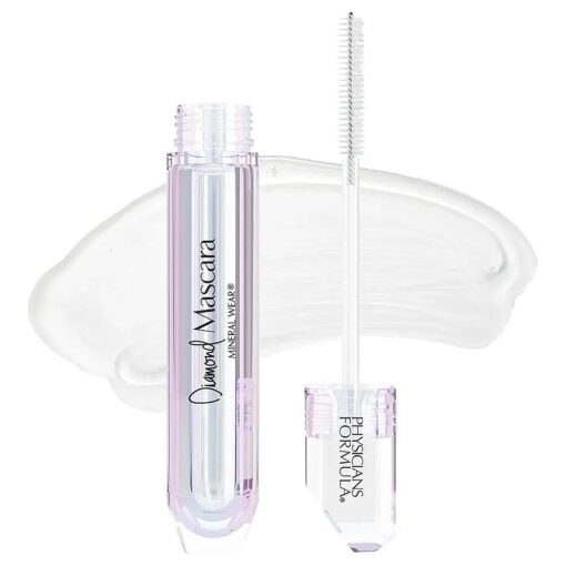 Physicians Formula Mineral Wear Diamond Mascara Lash & Brow Diamond, Dermatologist Tested, Ophthalmologist Approved, Sensitive Eyes