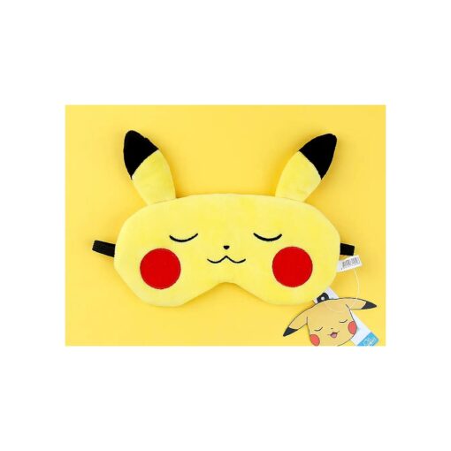 Pokemon Snorlax Sleeping Eye Mask/Pikachu Face Sleep Mask/Comfortable & Soft Eye Cover Sleep ( Pikachu )