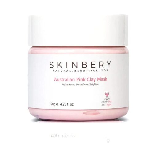 Pink Clay Face Mask Spa Quality Pore Cleanser Acne Treatment