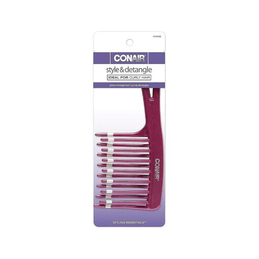 Conair Styling Essentials Style & Detangle Comb 1 ea ( Pack of 3 )