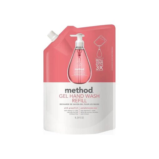 Method Gel Handwash Refill, Pink Grapefruit, 2.13 Pounds