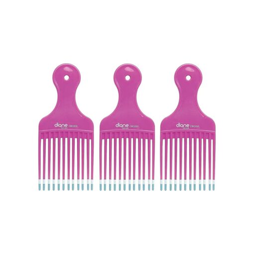 Diane Fromm Mebco Large Lift Comb Pink 3 Pieces DBC059