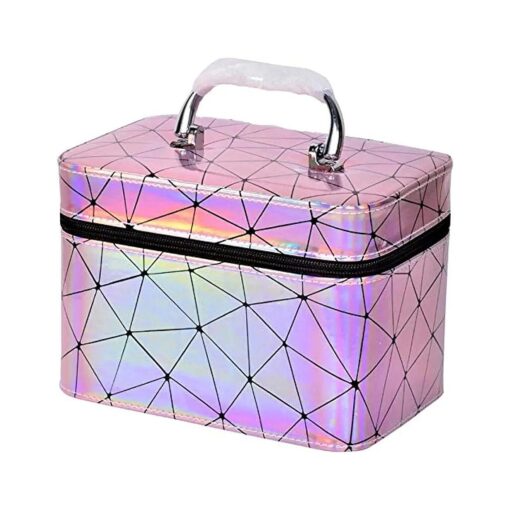 VANITY BOX FOR COSMETICS, MAKEUP & JEWELLERY MAKEUP, COSMETICS & JEWELLEY Vanity Box ( Pink )