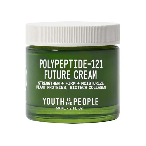 Youth To The People 121 Polypeptide Cream, Firming + Hydrating Face Moisturizer & Collagen Cream for Dry Skin, Plant Ceramide Rich Skincare ( 2oz )