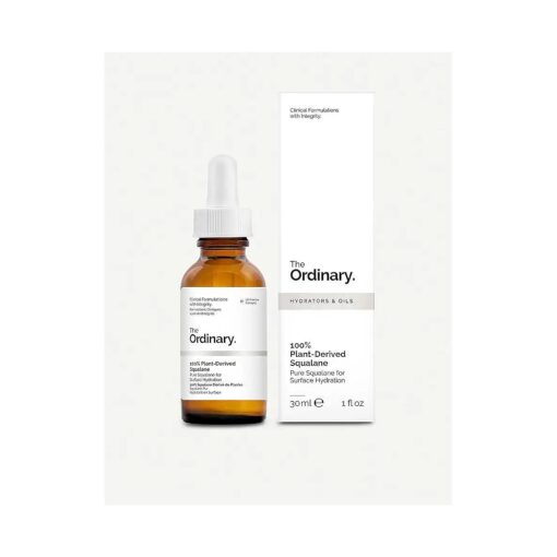 The Ordinary 100 % Plant-Derived Squalane Oil 30ml - 1 Fl Oz Skin Moisturizer for Face