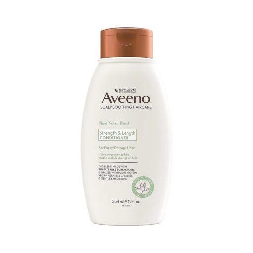 Aveeno Plant Protein Blend Conditioner, for Strong Healthy-Looking Hair, 12 fl oz