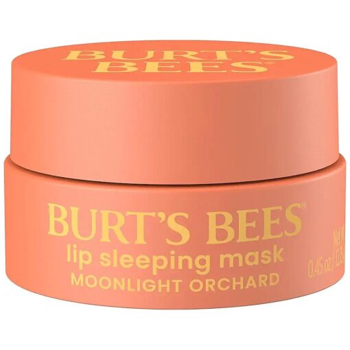 Burt 's Bees Moonlight Orchard Lip Sleeping Mask, With Hyaluronic Acid and Squalane Moisturizer To Instantly Hydrate Lips, Overnight Lip Mask, Lip Treatment, 0.45 oz .