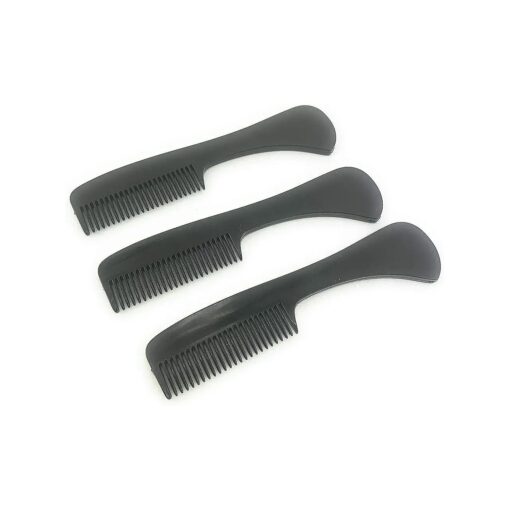 G.B.S Beard Mustache Comb MCB 3 Pack-Extra Small, Unbreakable Fine Toothed, Beard and Moustache Combs for Facial Hair Grooming, Hand Polished Cellulose Acetate Gentle : Flexible Pocket Size