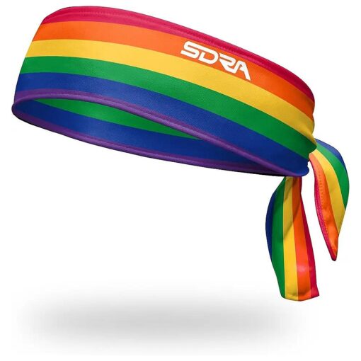 Suddora Rainbow Headbands for Costume, Workout, Sports, Pride Parade