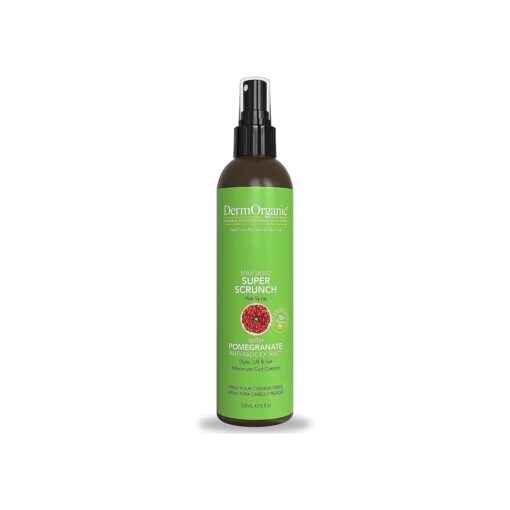 Max Hold Super Crunch Hair Spray with Pomegranate Anti Fade and Curl Control Ingredients-8 fl oz