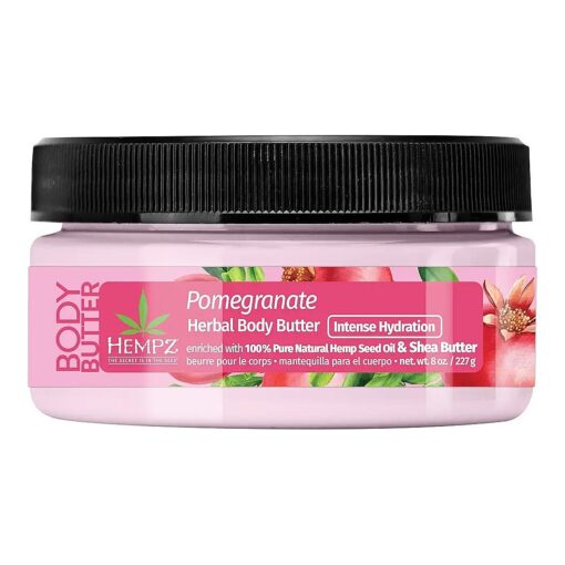 Hempz Pomegranate Herbal Body Butter Body Butter Unisex 8 oz